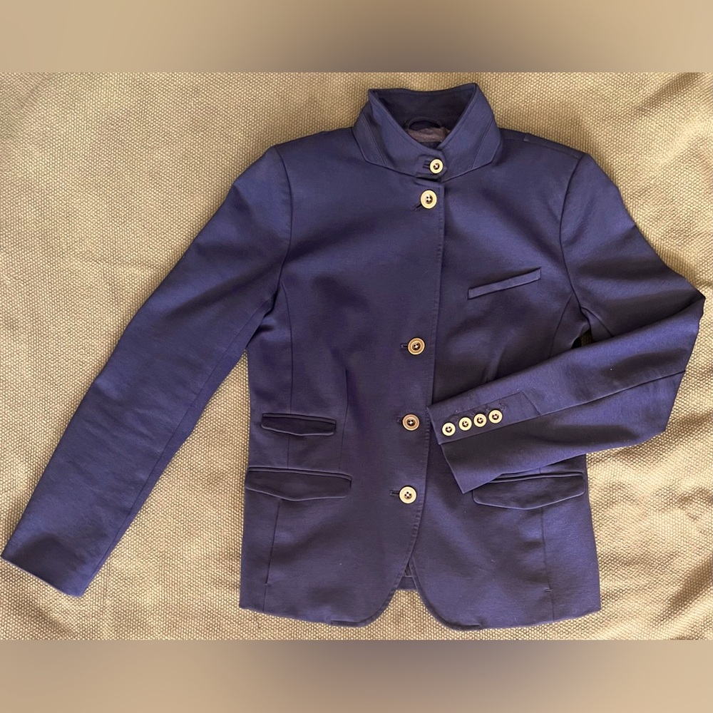 Gap School Girl Blazer Navy Lined Women’s 6 Pre Owned